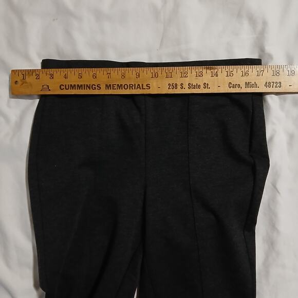 Ann Klein Women's Medium Charcoal Grey Work Pant Seamed legging High-Quality - Picture 6 of 9